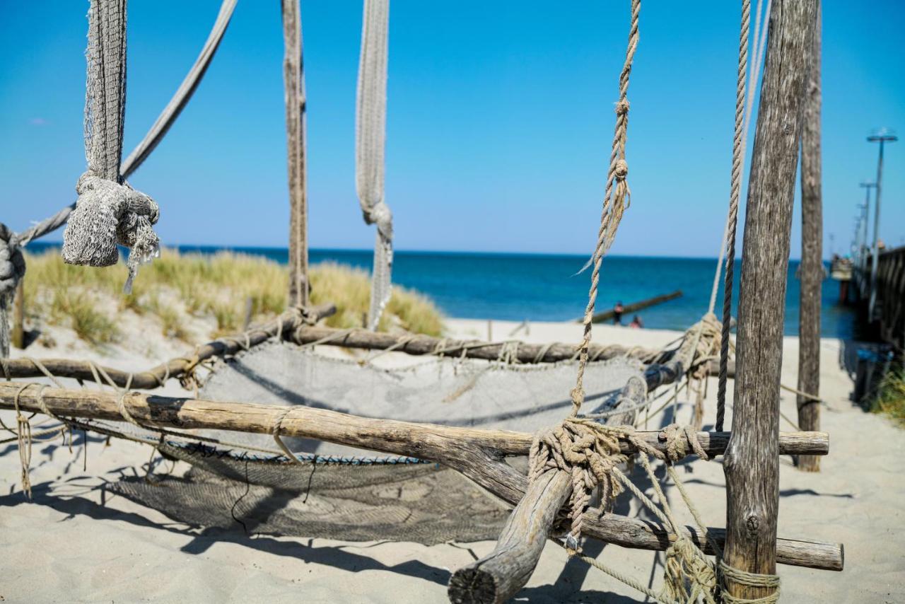 Meerfarbig - Terrasse Mit Strandkorb Oder Balkon - E-ladesaeule - Parkplatz - Wlan - Fahrradschuppen - Waschtrockner - Ruhig Und Zentral - Haustierfrei - Nichtraucher Zingst
